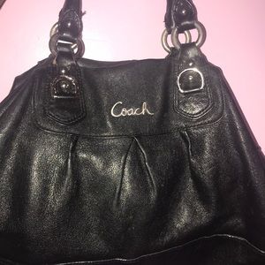 Stylish Black Coach Bag